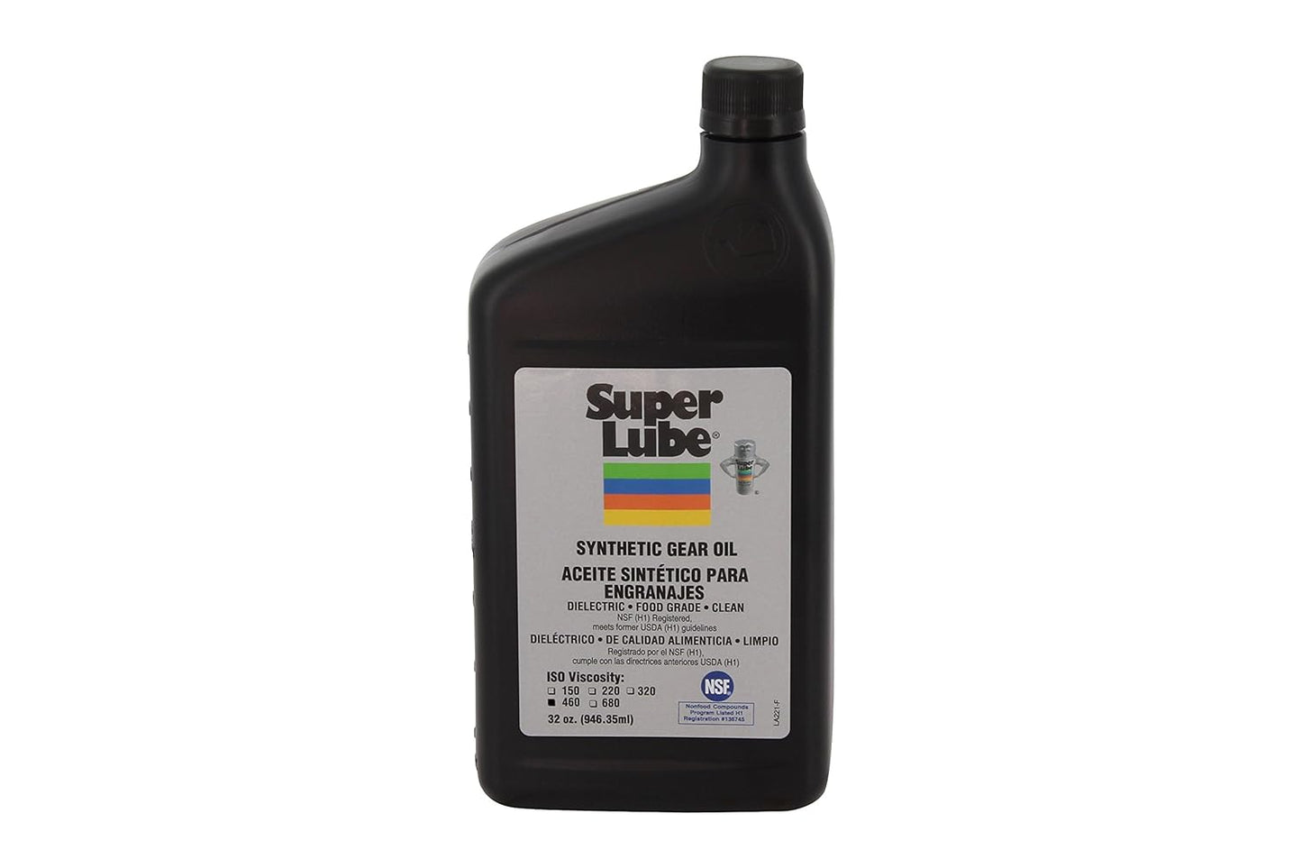 54432 - SUPER LUBE SYNTHETIC GEAR OIL ISO 460, 1 QUART BOTTLE