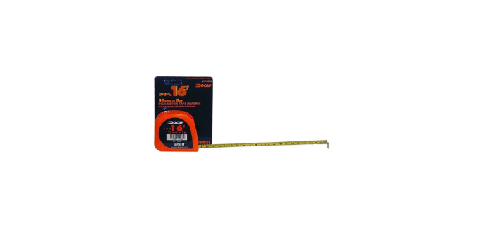 644-003 - TAPE MEASURE 3/4" X 16' IMPERIAL AND METRIC MEASUREMENTS